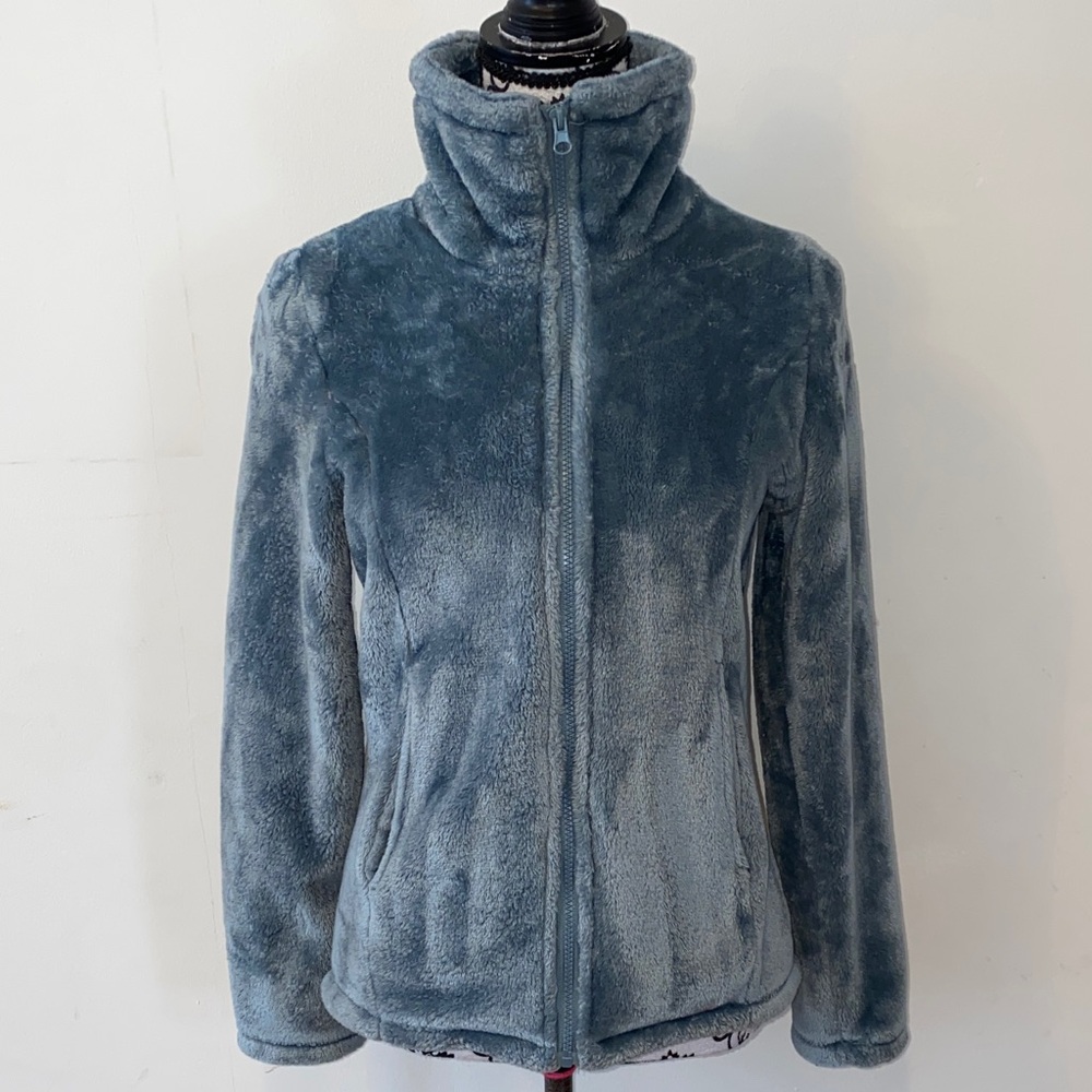 Serra Women's Gray Soft Plush Teddy Jacket Size Small